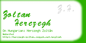 zoltan herczegh business card